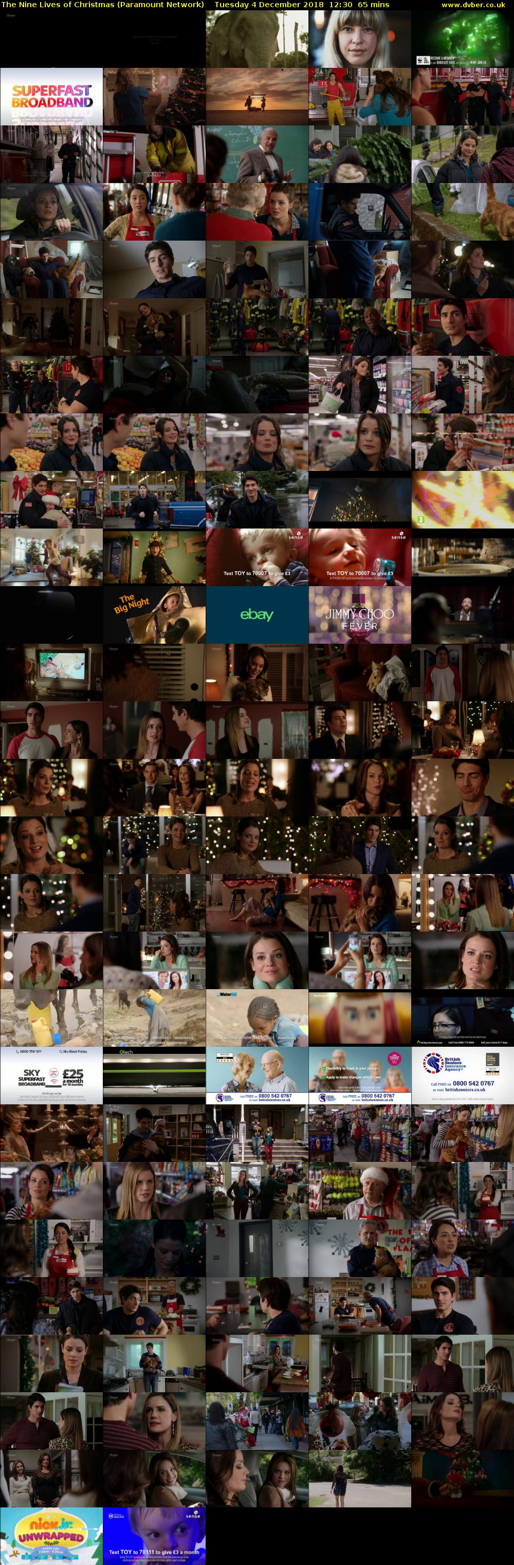 The Nine Lives of Christmas (Paramount Network) Tuesday 4 December 2018 12:30 - 13:35