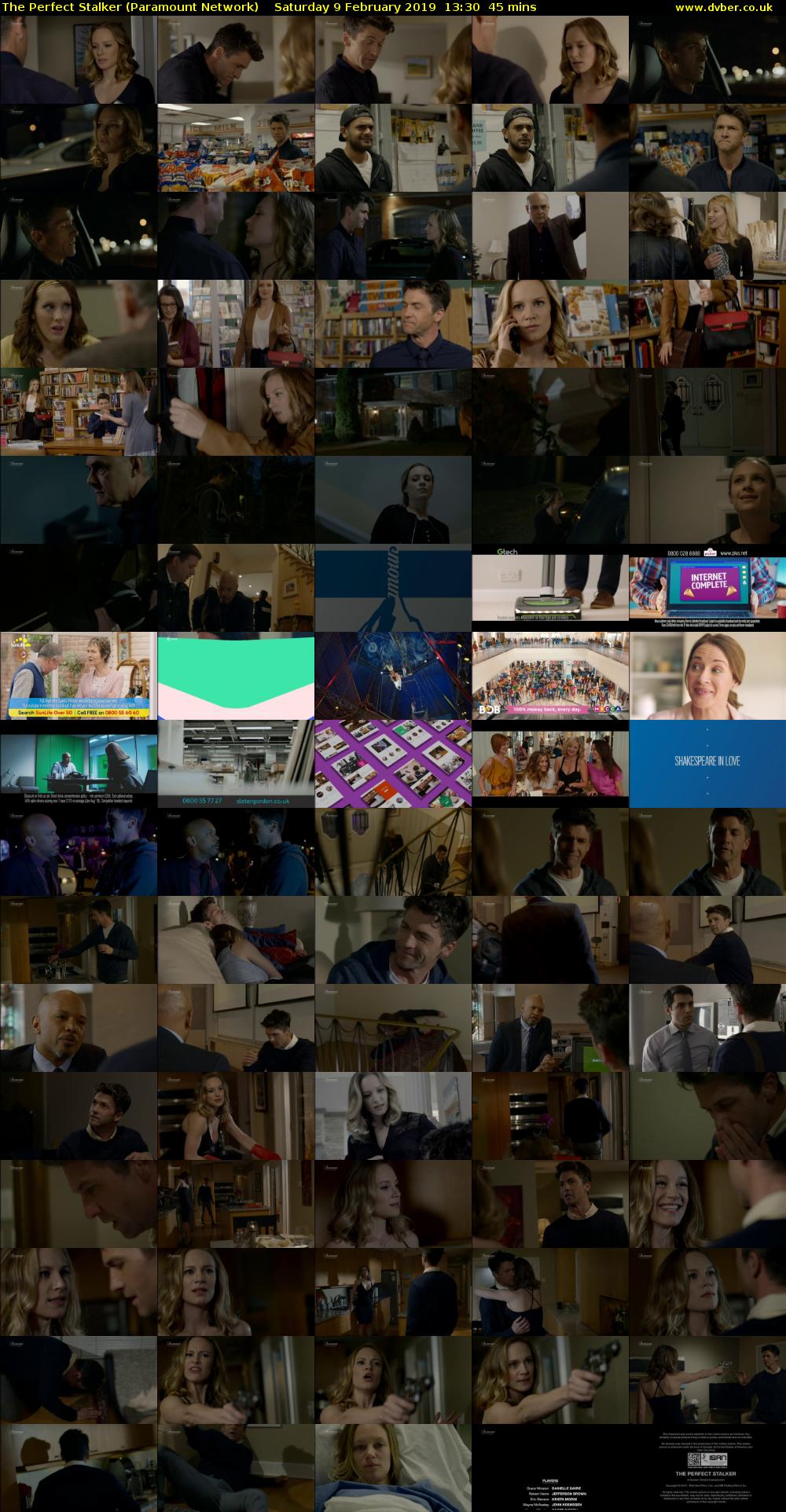 The Perfect Stalker (Paramount Network) Saturday 9 February 2019 13:30 - 14:15