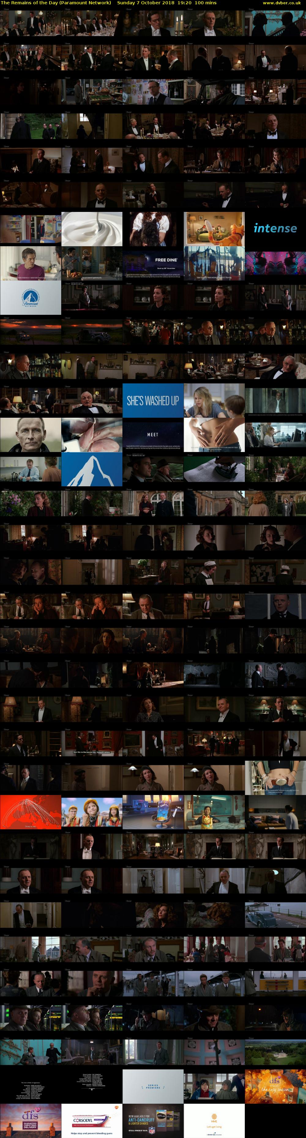 The Remains of the Day (Paramount Network) Sunday 7 October 2018 19:20 - 21:00