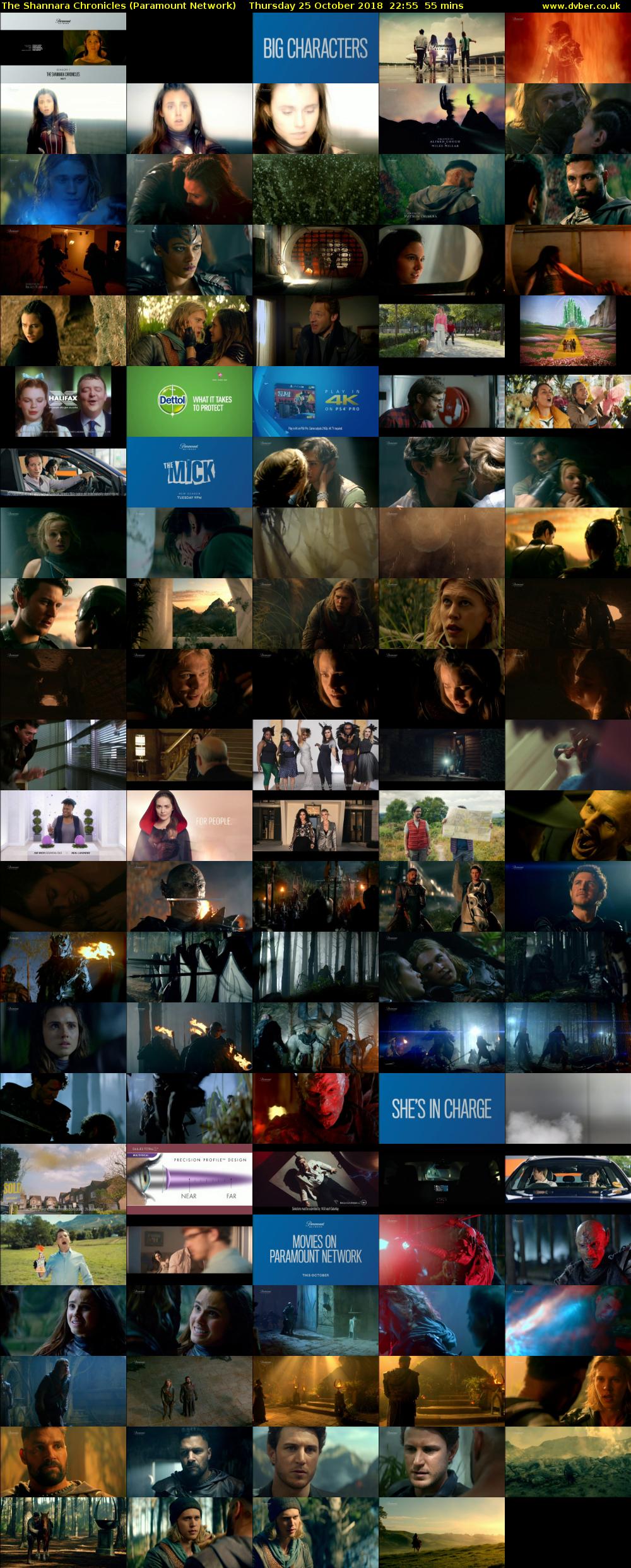 The Shannara Chronicles (Paramount Network) Thursday 25 October 2018 22:55 - 23:50