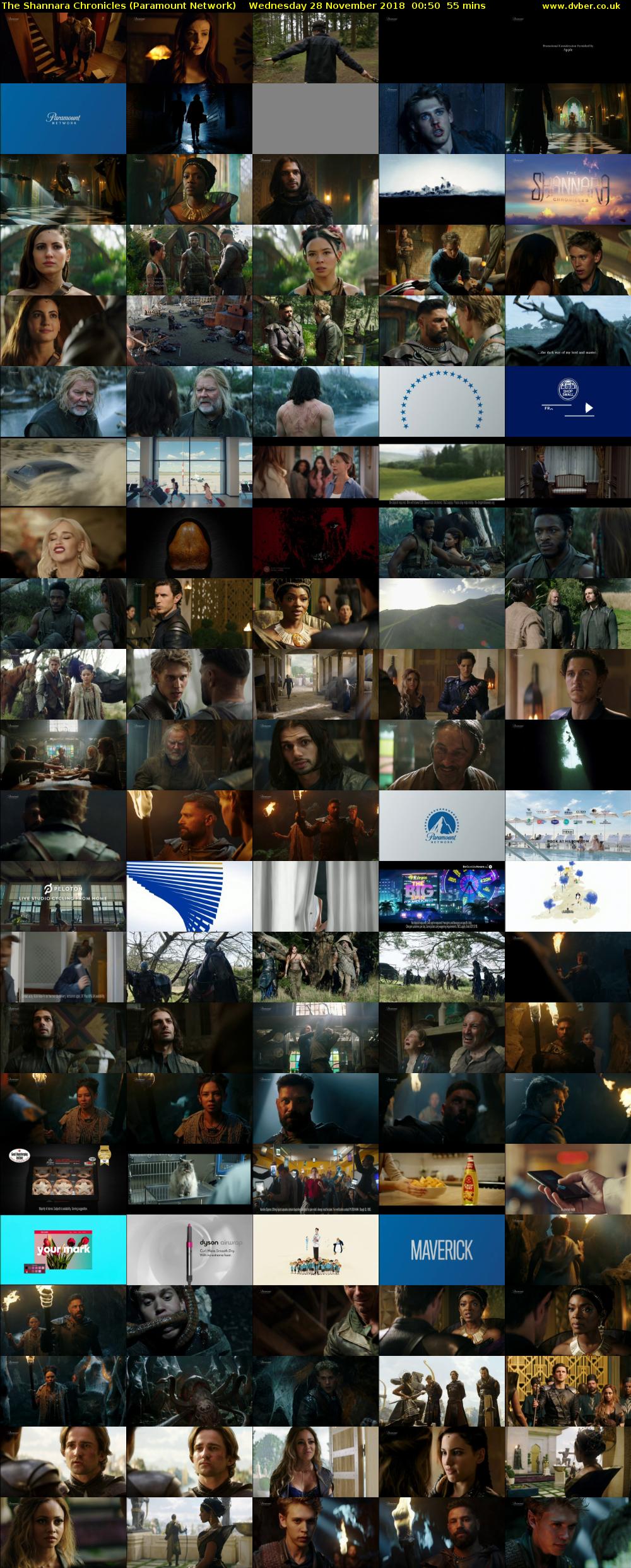 The Shannara Chronicles (Paramount Network) Wednesday 28 November 2018 00:50 - 01:45