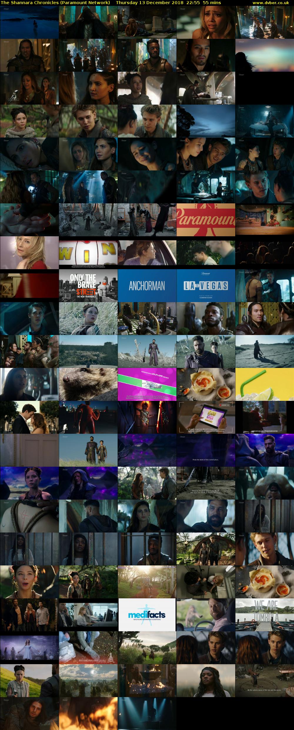 The Shannara Chronicles (Paramount Network) Thursday 13 December 2018 22:55 - 23:50