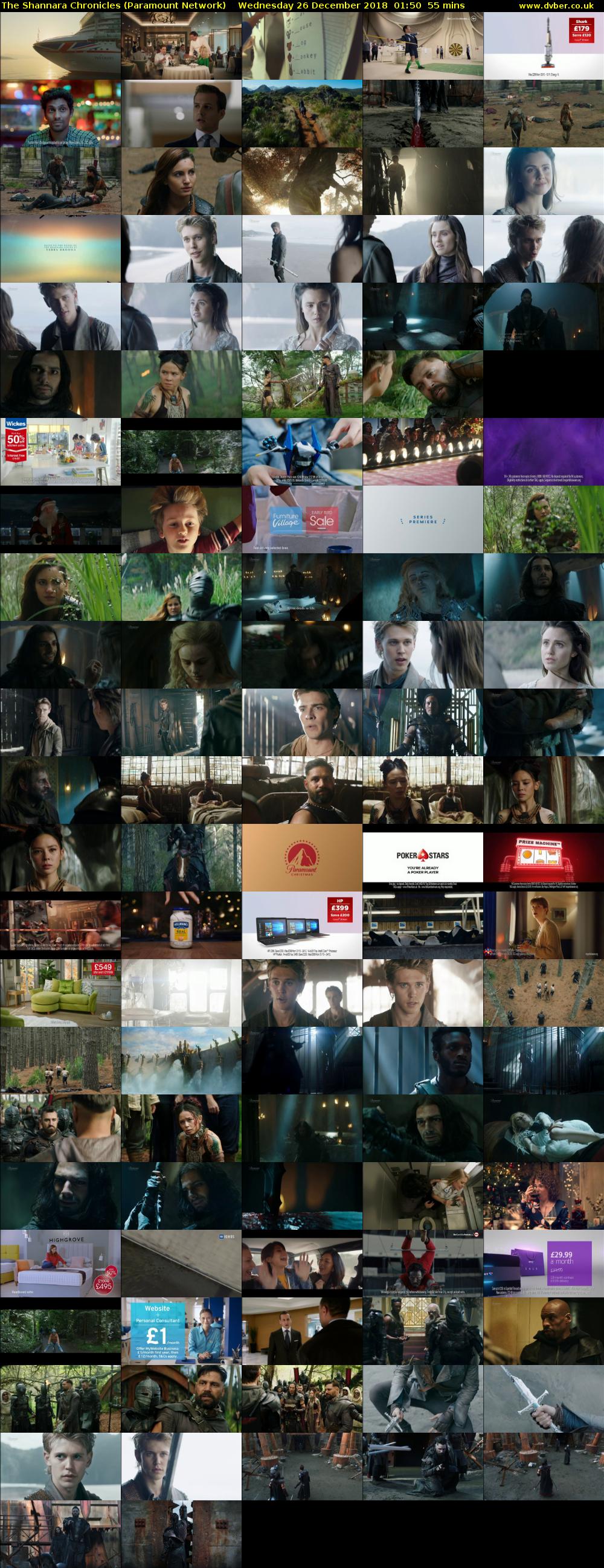 The Shannara Chronicles (Paramount Network) Wednesday 26 December 2018 01:50 - 02:45