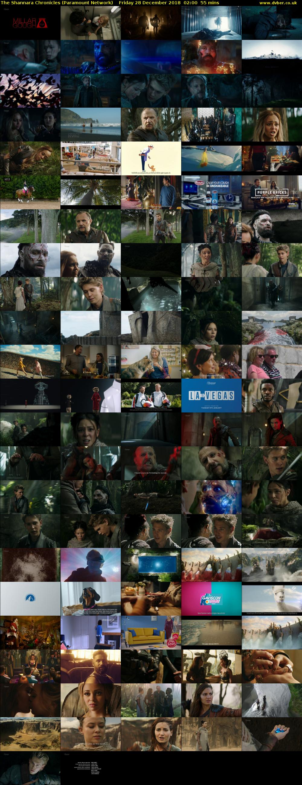 The Shannara Chronicles (Paramount Network) Friday 28 December 2018 02:00 - 02:55