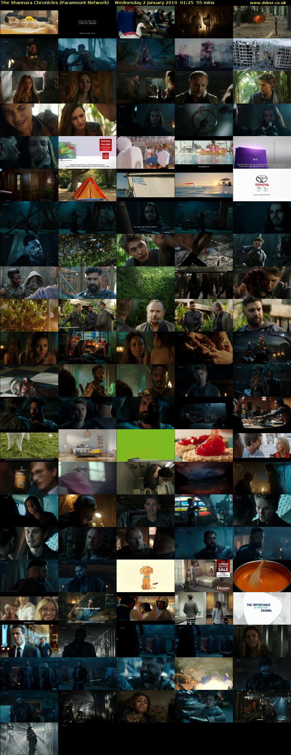 The Shannara Chronicles (Paramount Network) Wednesday 2 January 2019 01:25 - 02:20