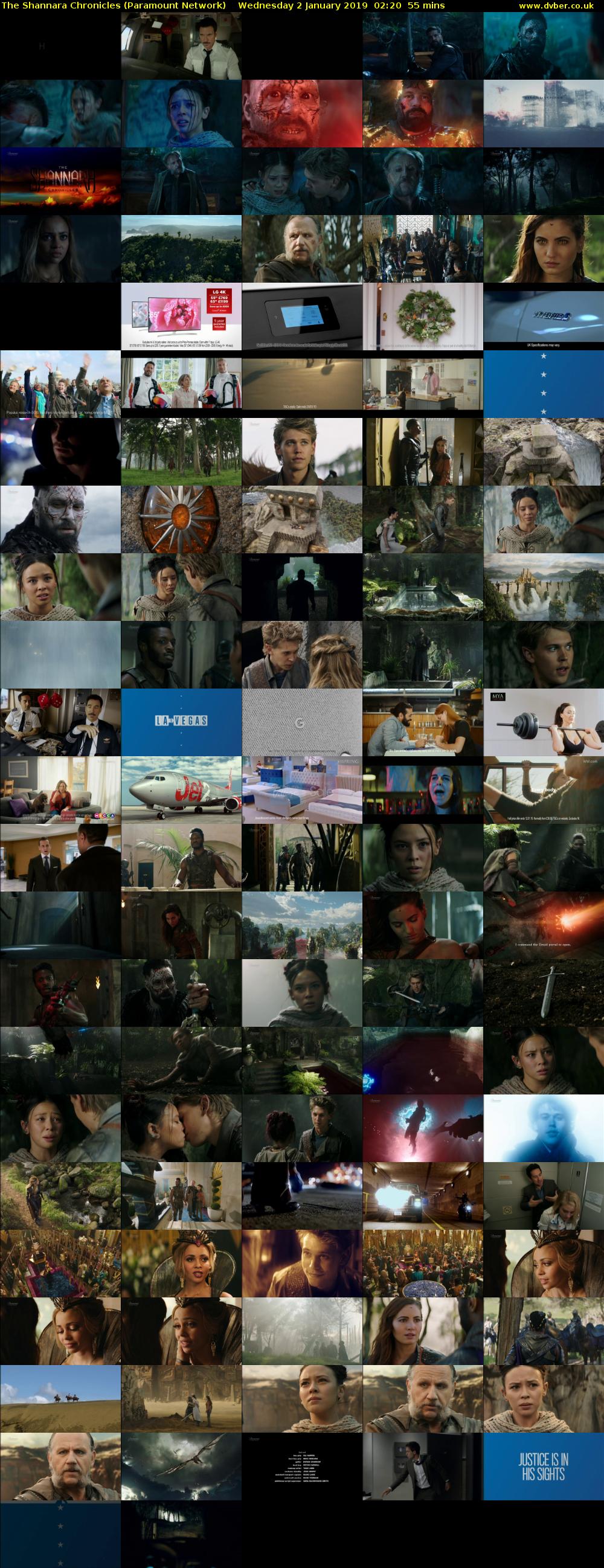 The Shannara Chronicles (Paramount Network) Wednesday 2 January 2019 02:20 - 03:15