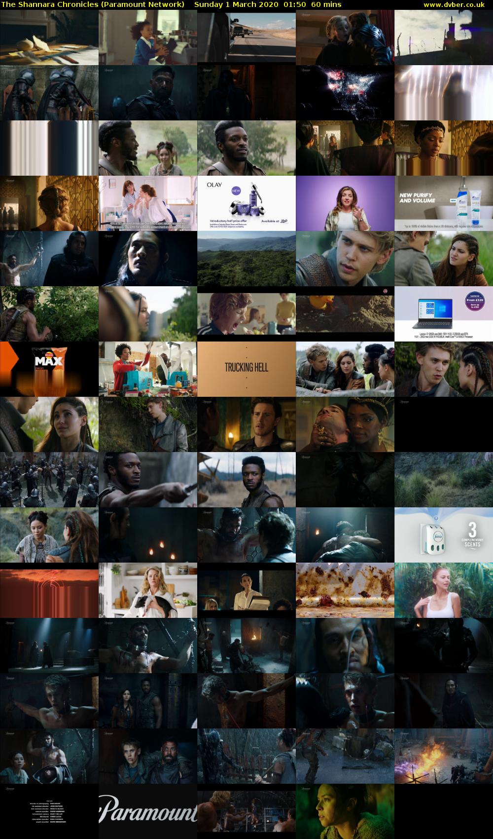 The Shannara Chronicles (Paramount Network) Sunday 1 March 2020 01:50 - 02:50