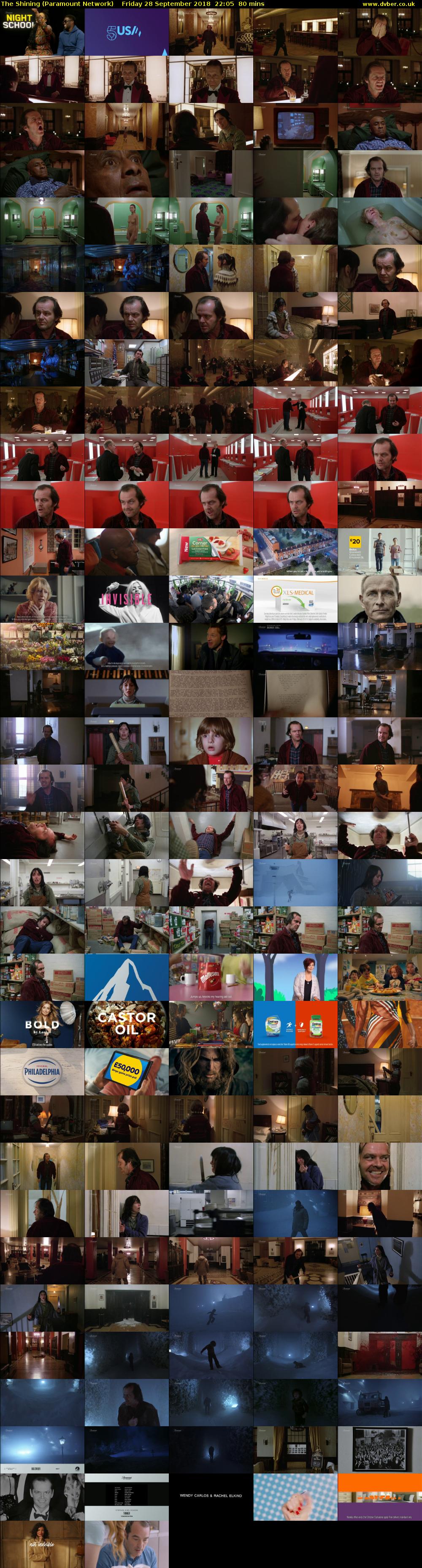 The Shining (Paramount Network) Friday 28 September 2018 22:05 - 23:25