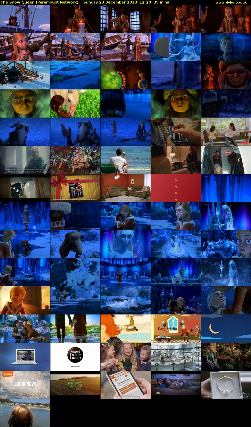 The Snow Queen (Paramount Network) Sunday 23 December 2018 12:20 - 12:55