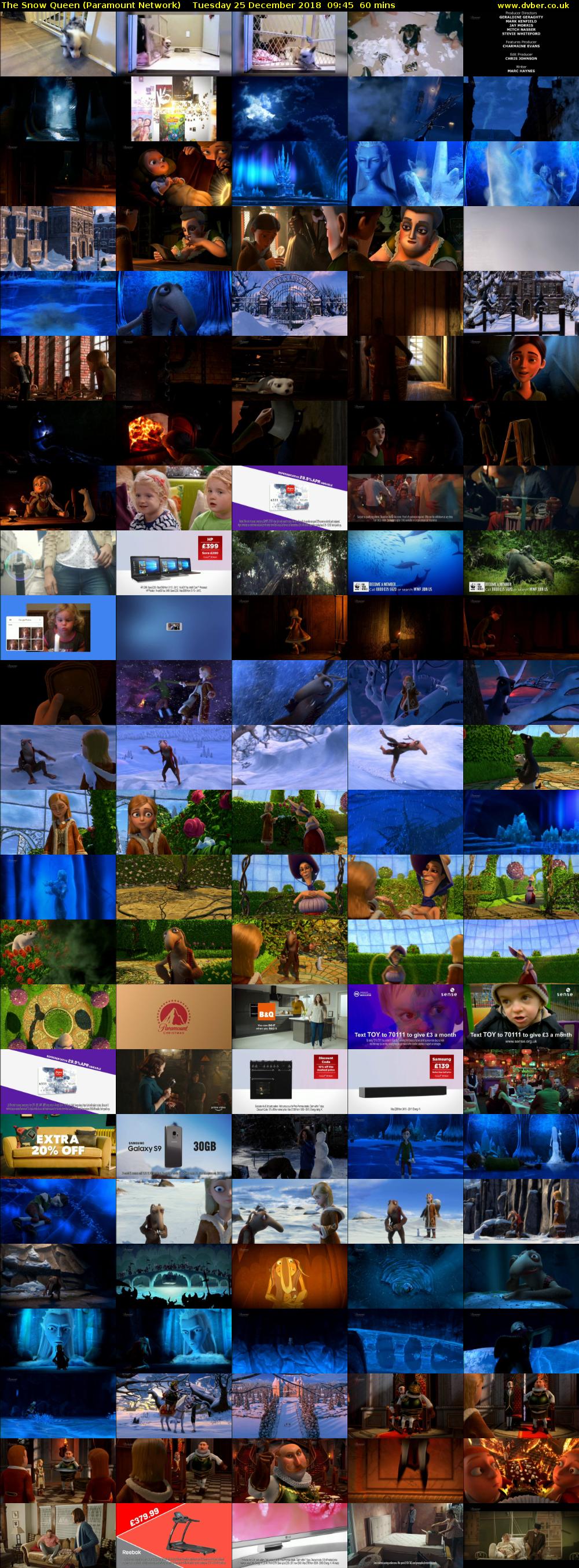 The Snow Queen (Paramount Network) Tuesday 25 December 2018 09:45 - 10:45