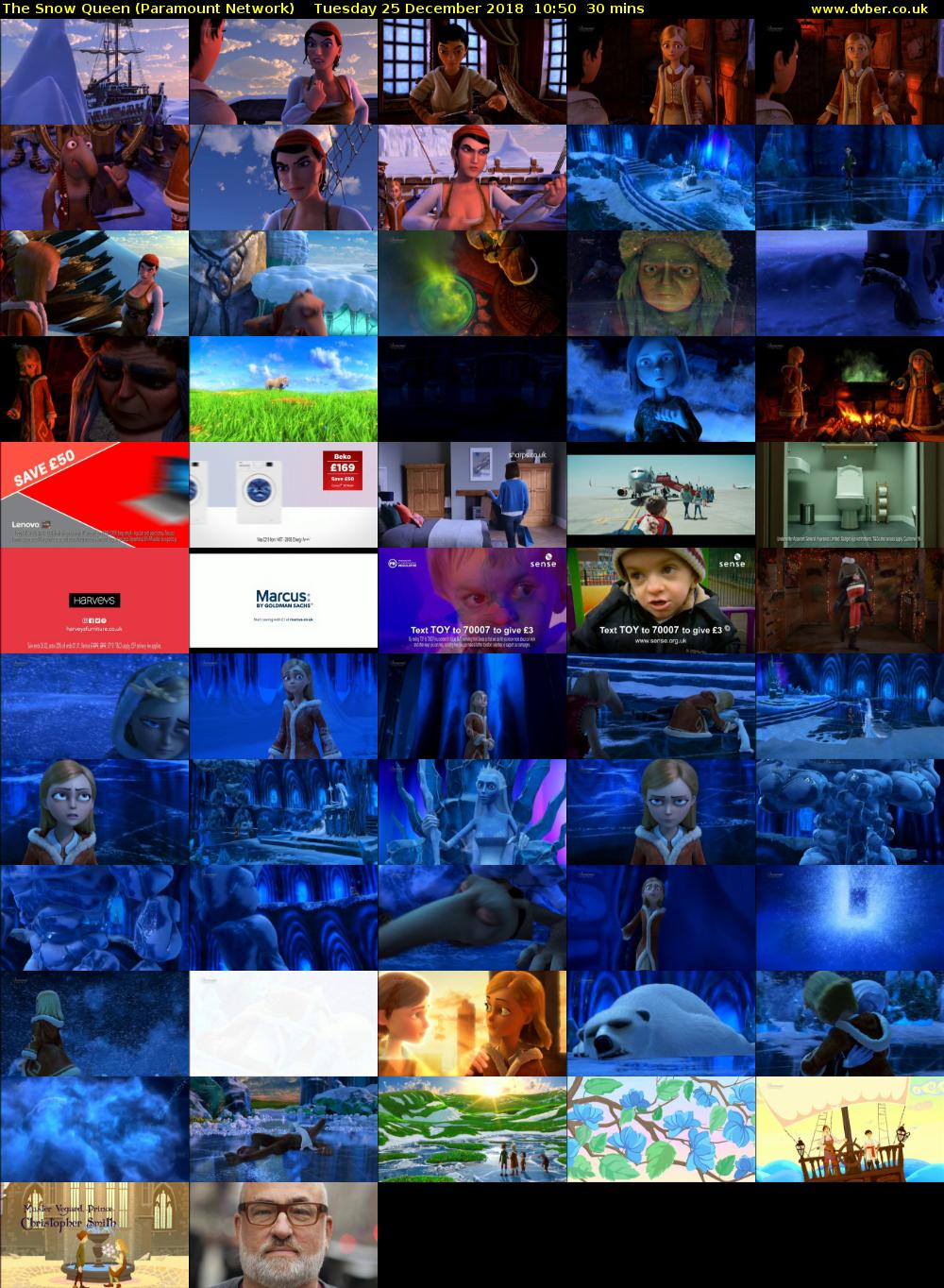 The Snow Queen (Paramount Network) Tuesday 25 December 2018 10:50 - 11:20