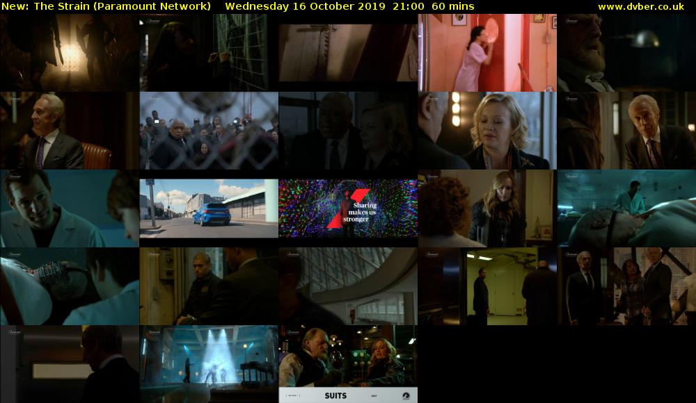 The Strain (Paramount Network) Wednesday 16 October 2019 21:00 - 22:00