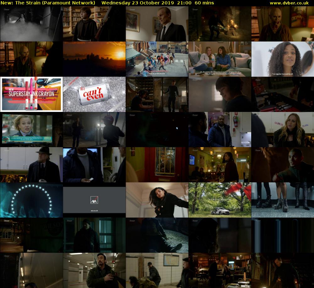 The Strain (Paramount Network) Wednesday 23 October 2019 21:00 - 22:00