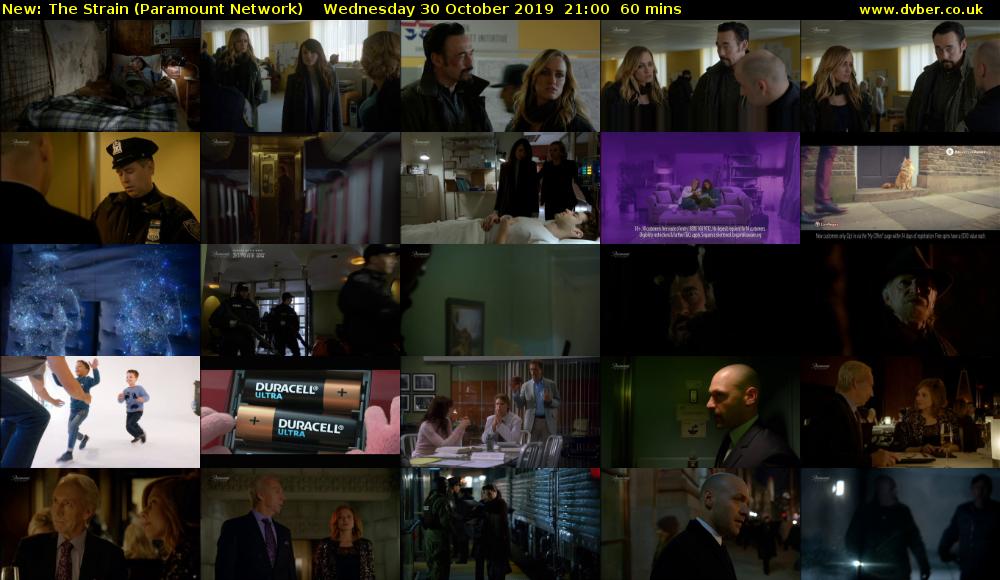 The Strain (Paramount Network) Wednesday 30 October 2019 21:00 - 22:00