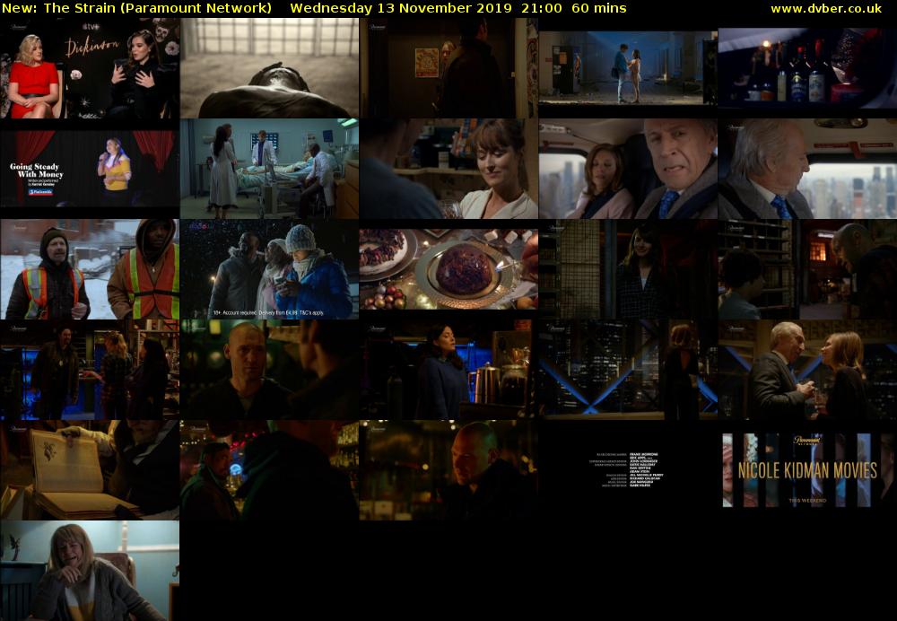 The Strain (Paramount Network) Wednesday 13 November 2019 21:00 - 22:00