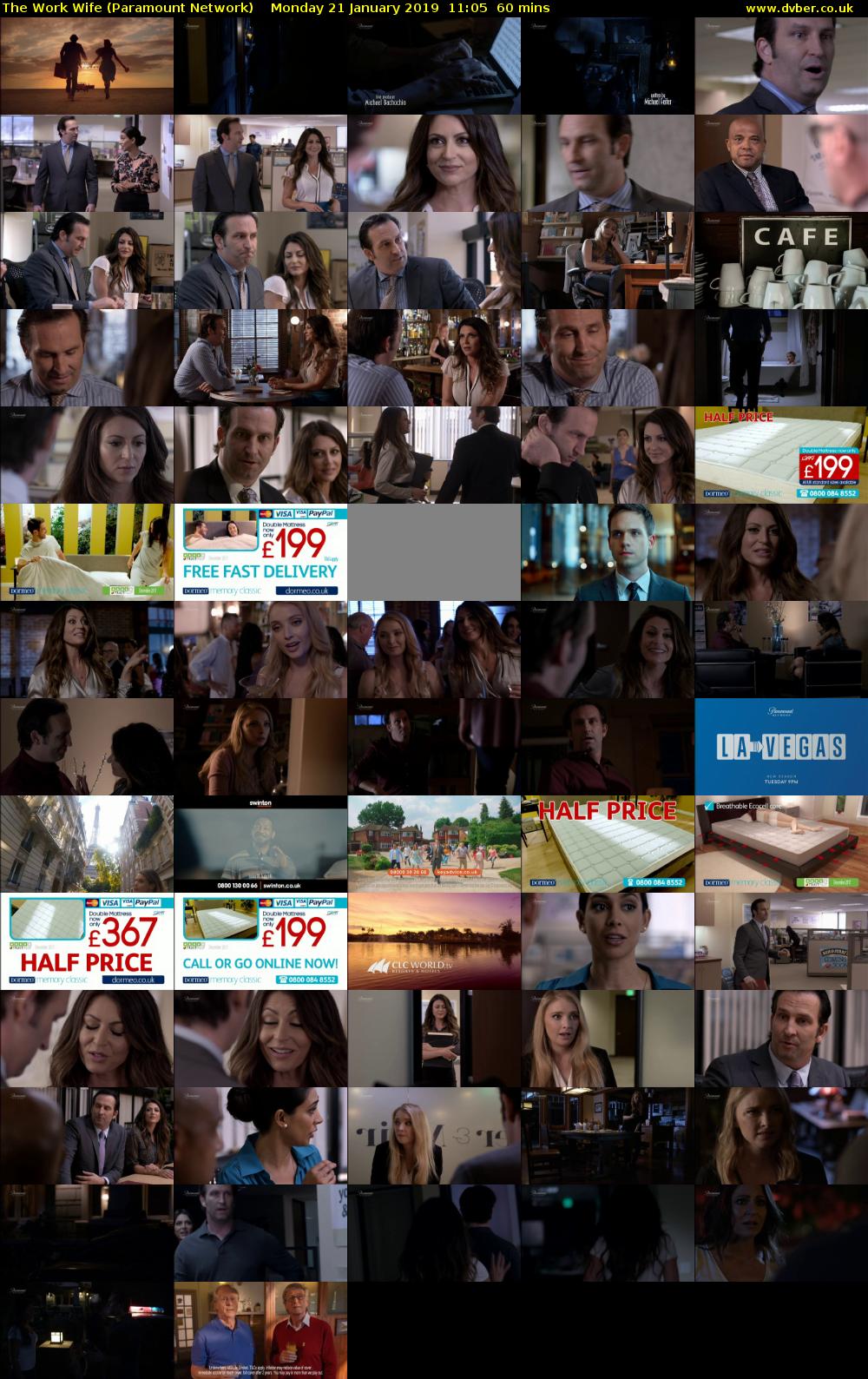 The Work Wife (Paramount Network) Monday 21 January 2019 11:05 - 12:05