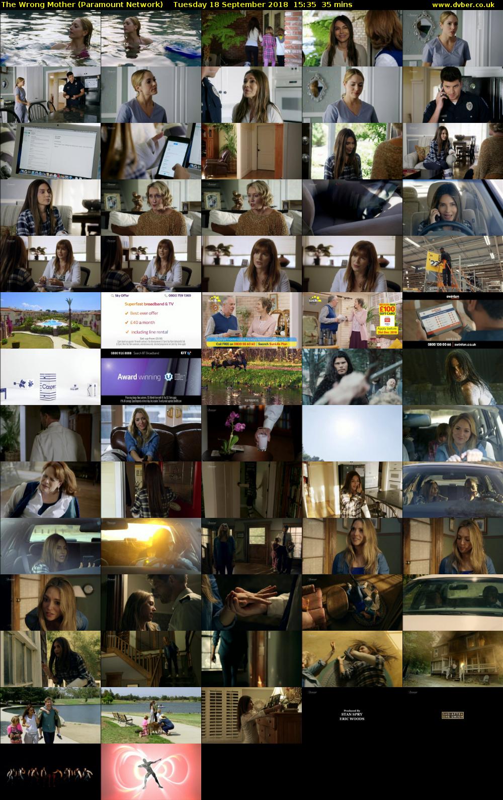 The Wrong Mother (Paramount Network) Tuesday 18 September 2018 15:35 - 16:10