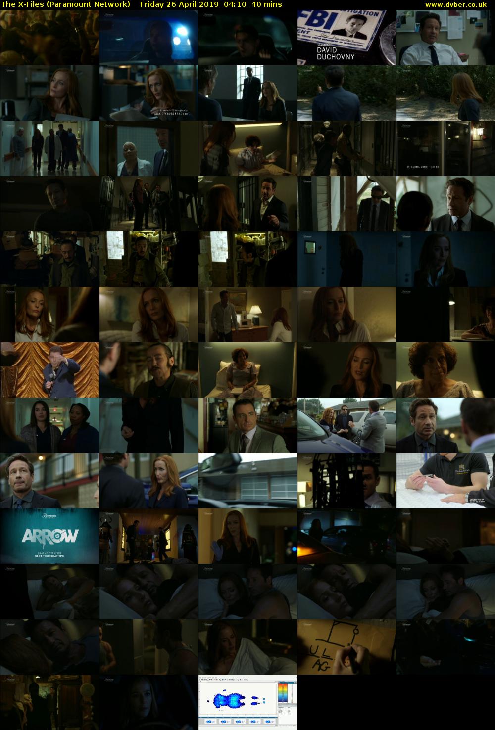 The X-Files (Paramount Network) Friday 26 April 2019 04:10 - 04:50
