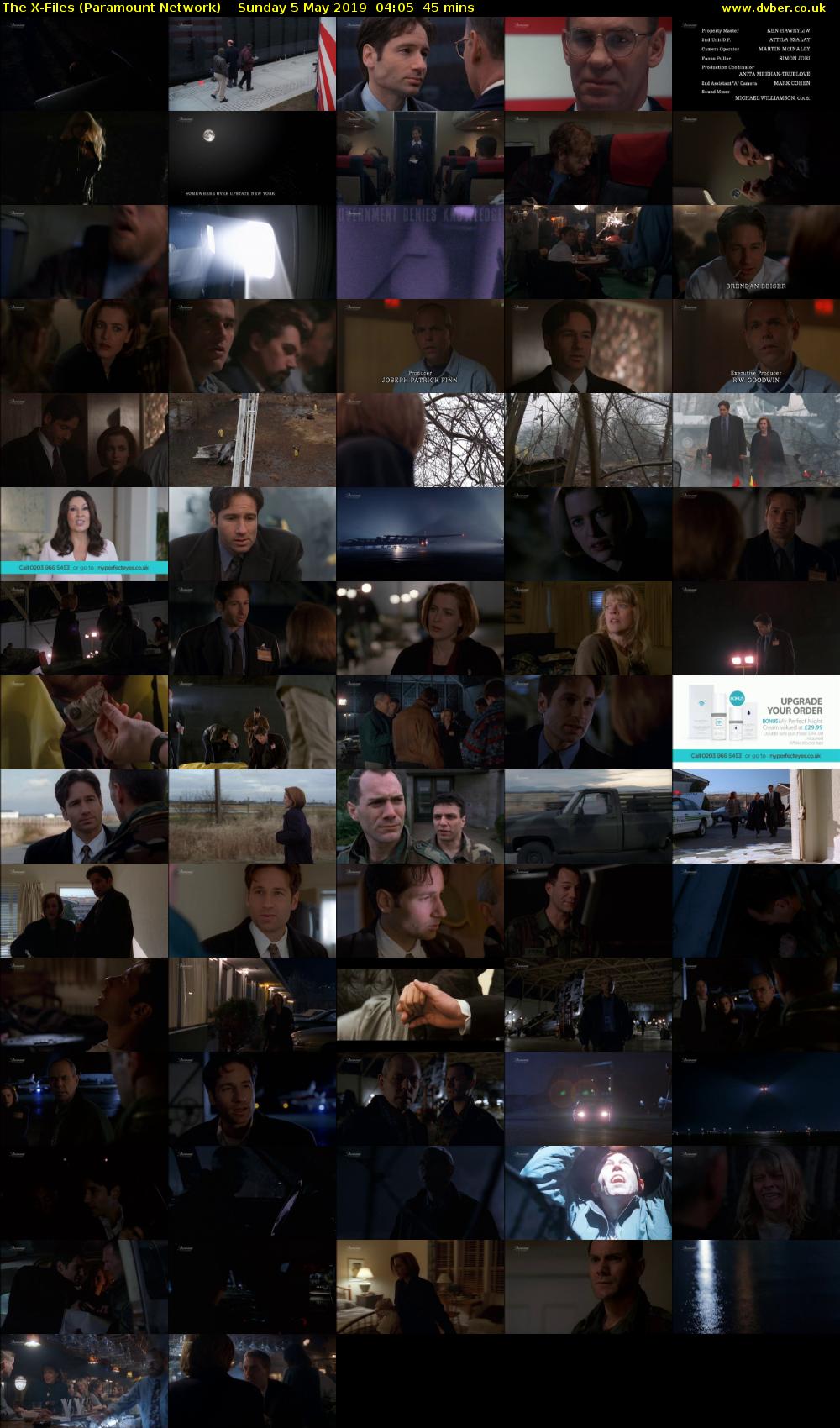 The X-Files (Paramount Network) Sunday 5 May 2019 04:05 - 04:50