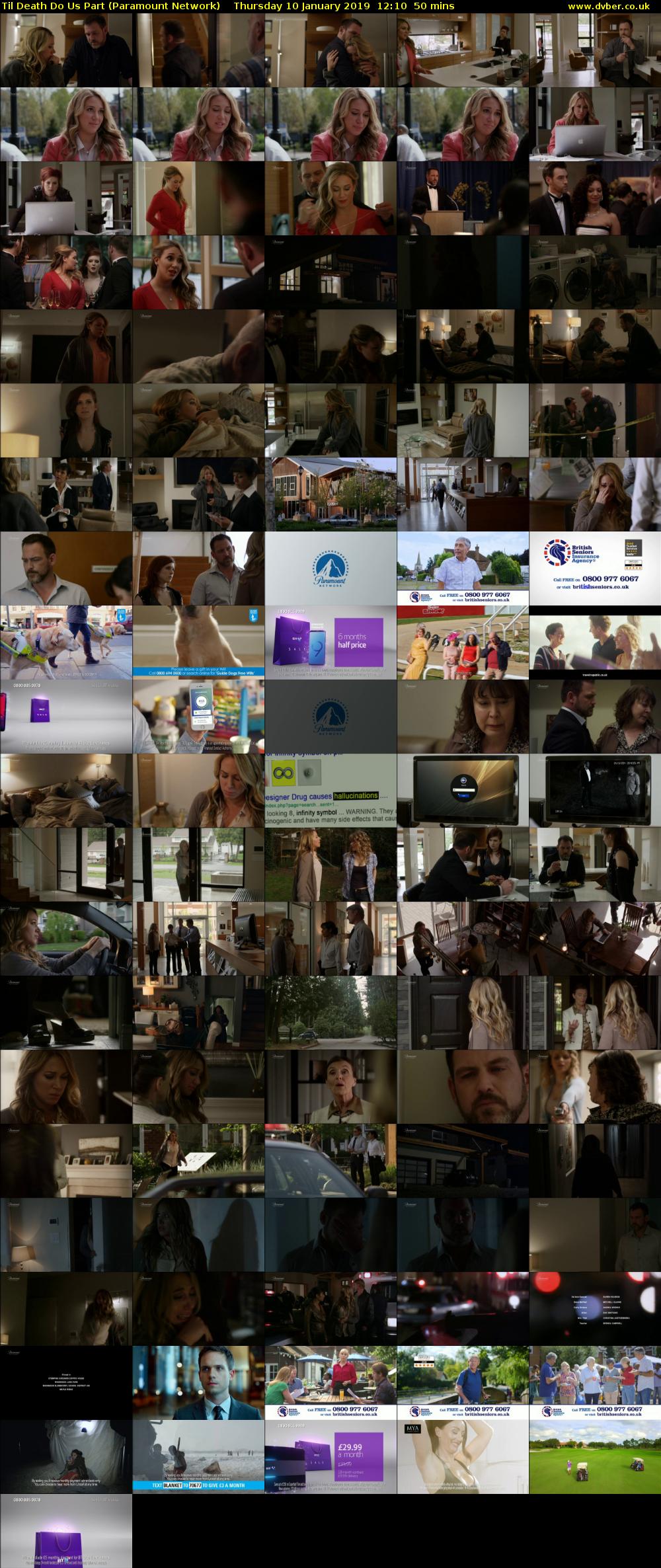 Til Death Do Us Part (Paramount Network) Thursday 10 January 2019 12:10 - 13:00