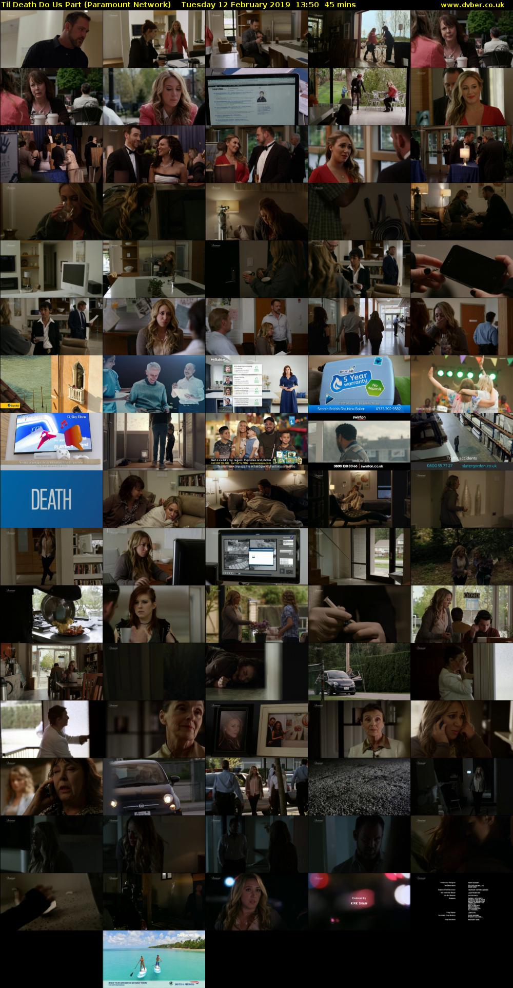 Til Death Do Us Part (Paramount Network) Tuesday 12 February 2019 13:50 - 14:35
