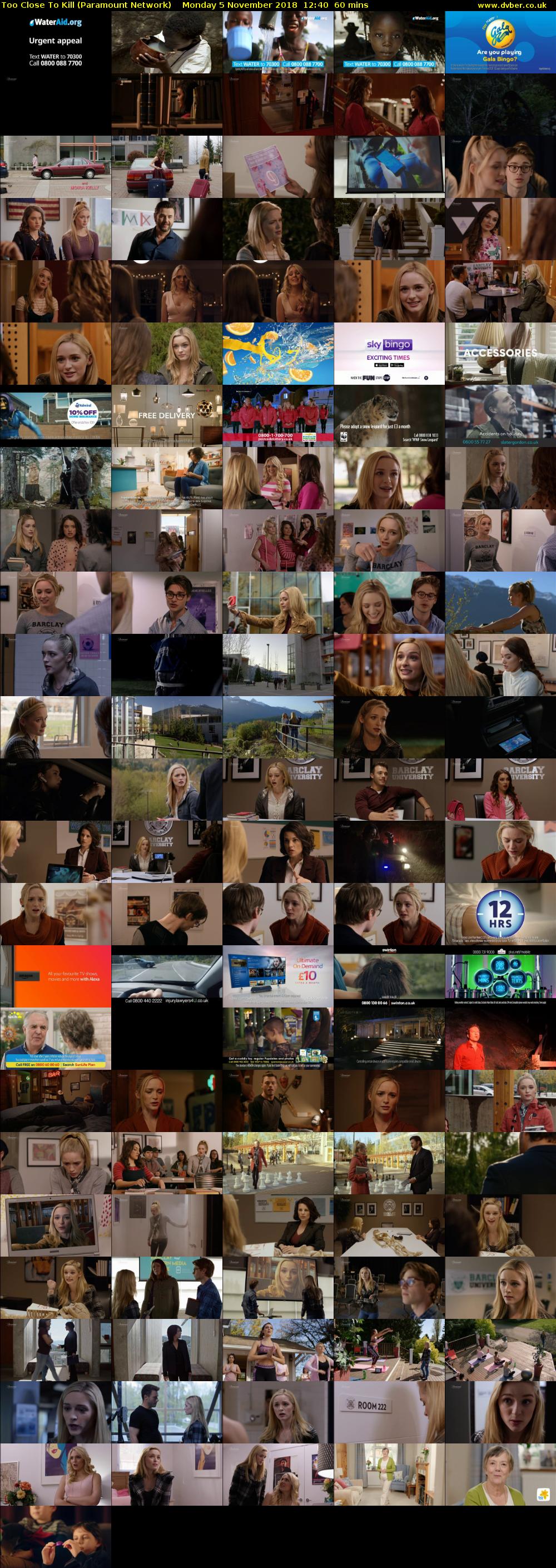 Too Close To Kill (Paramount Network) Monday 5 November 2018 12:40 - 13:40