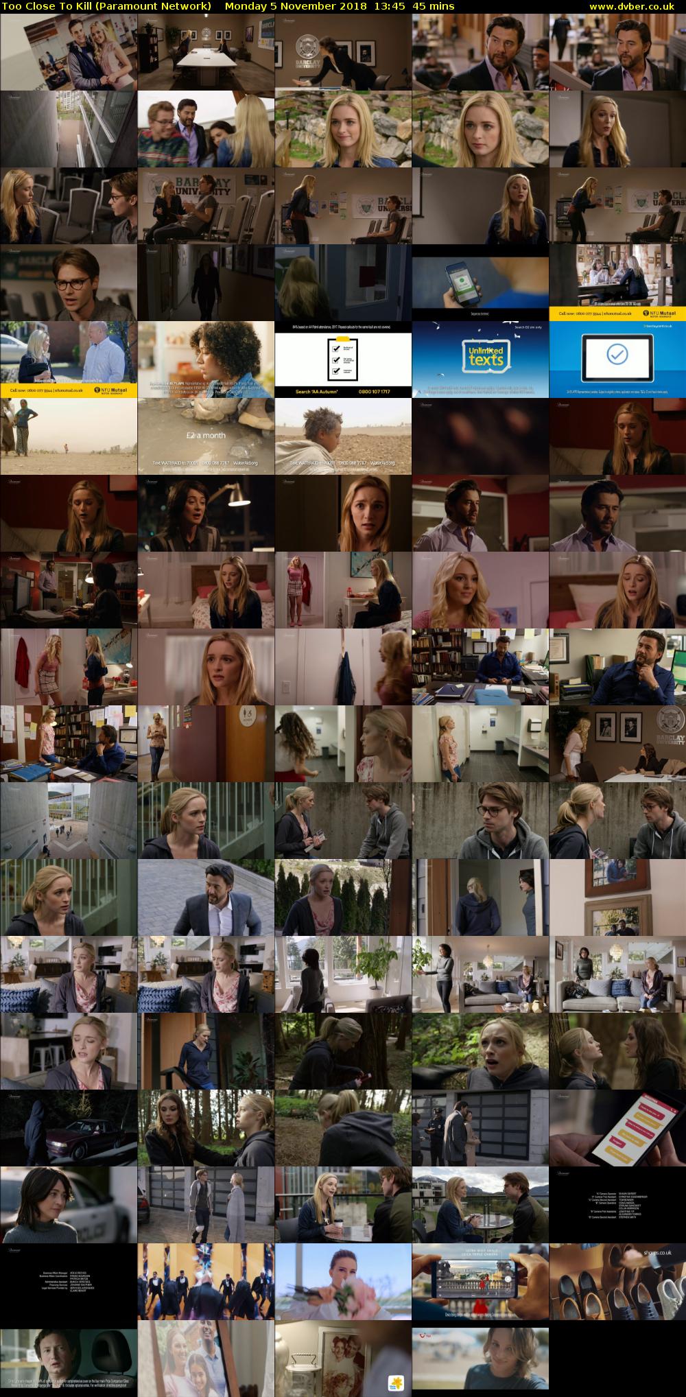 Too Close To Kill (Paramount Network) Monday 5 November 2018 13:45 - 14:30