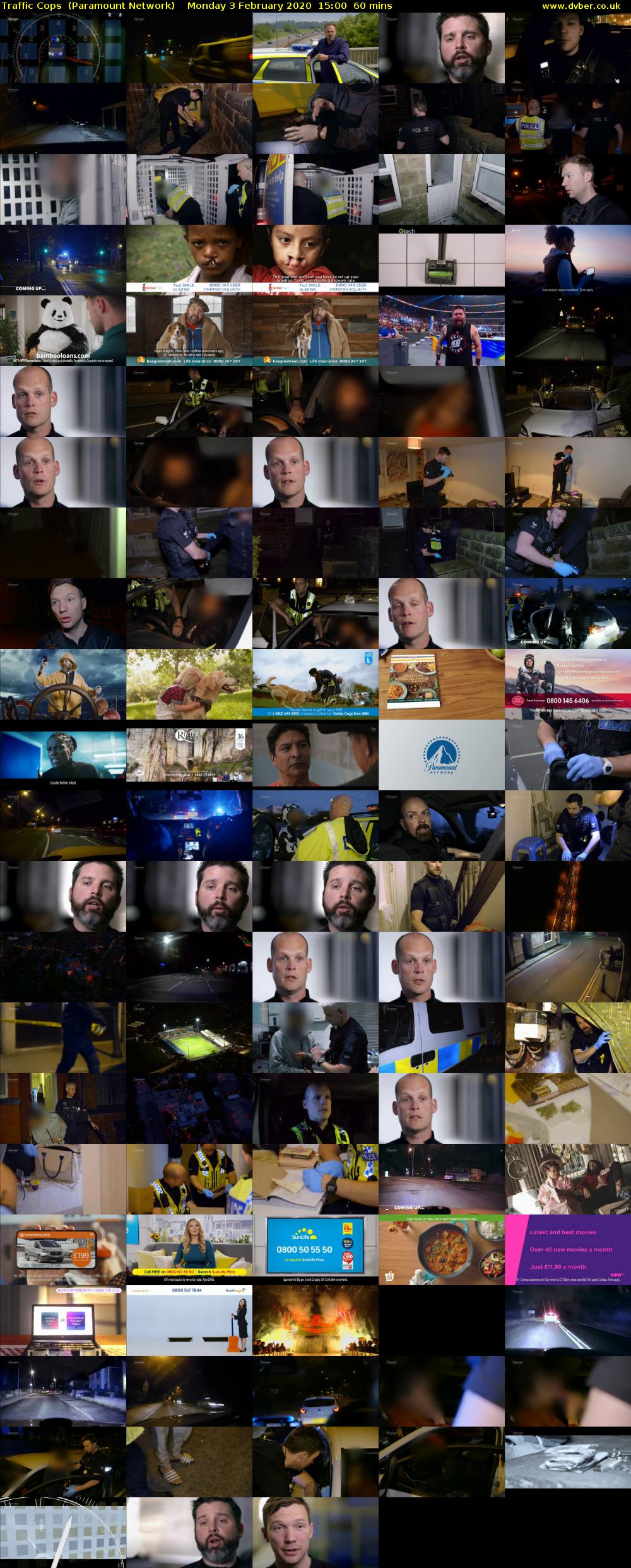 Traffic Cops  (Paramount Network) Monday 3 February 2020 15:00 - 16:00