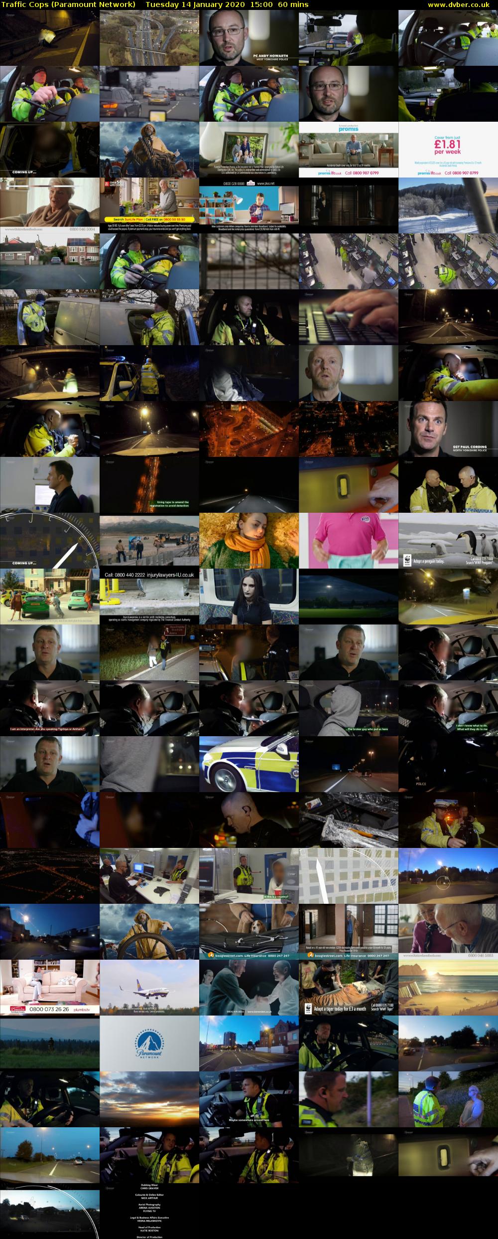 Traffic Cops (Paramount Network) Tuesday 14 January 2020 15:00 - 16:00