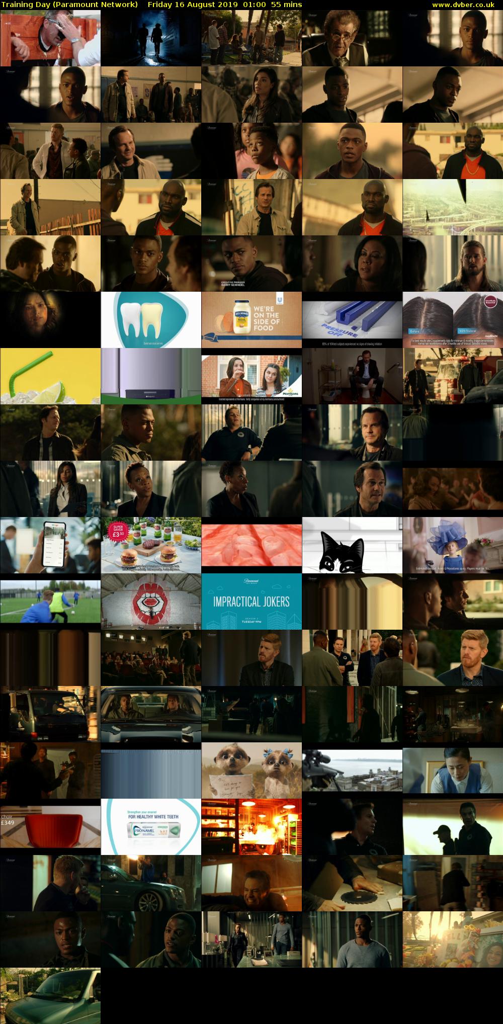 Training Day (Paramount Network) Friday 16 August 2019 01:00 - 01:55