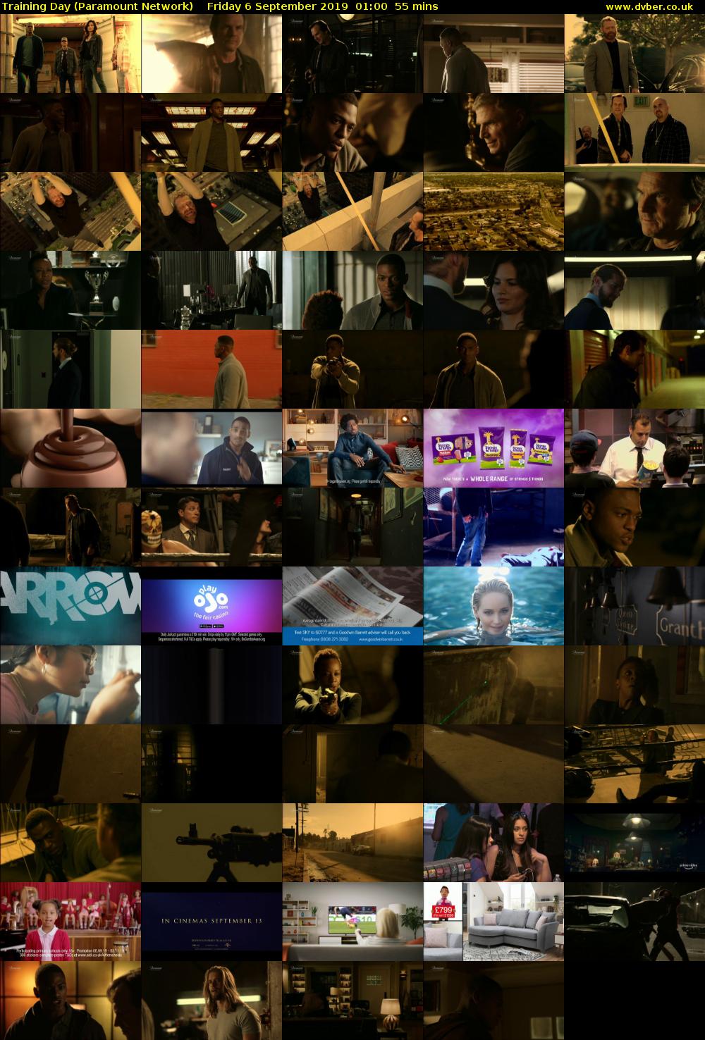 Training Day (Paramount Network) Friday 6 September 2019 01:00 - 01:55