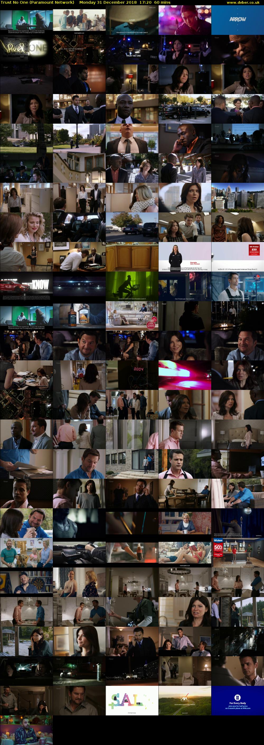 Trust No One (Paramount Network) Monday 31 December 2018 17:20 - 18:20