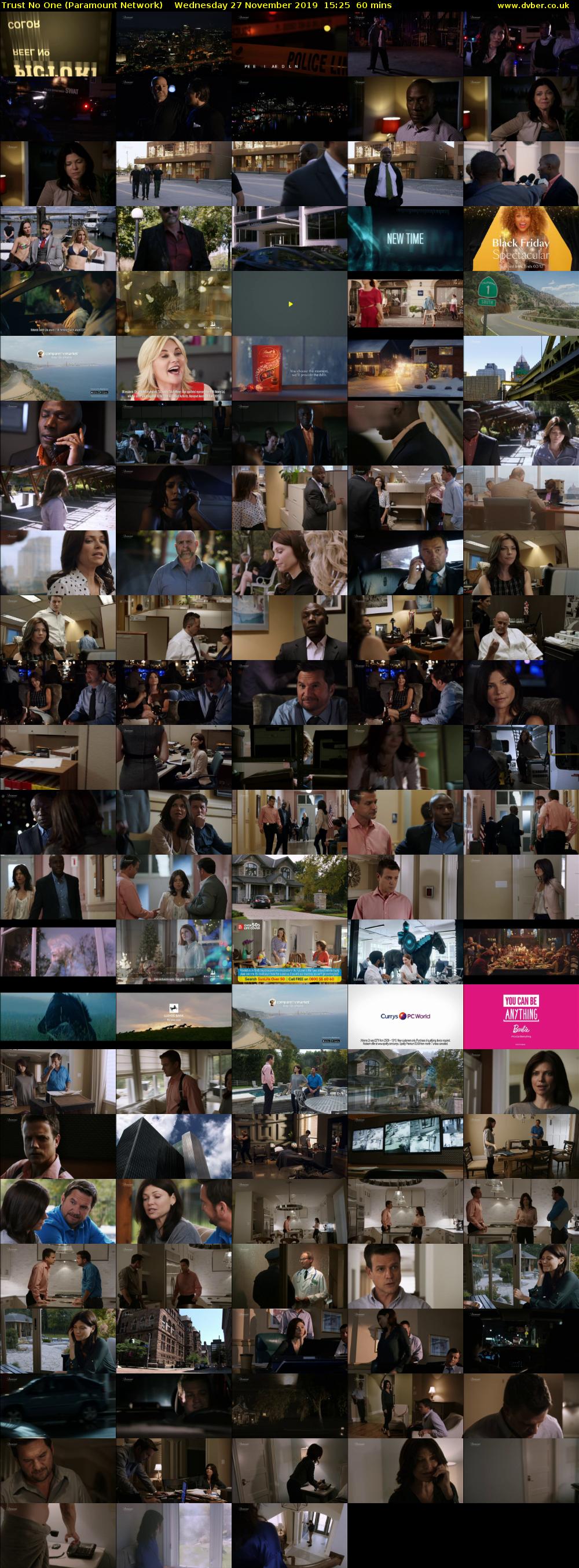 Trust No One (Paramount Network) Wednesday 27 November 2019 15:25 - 16:25