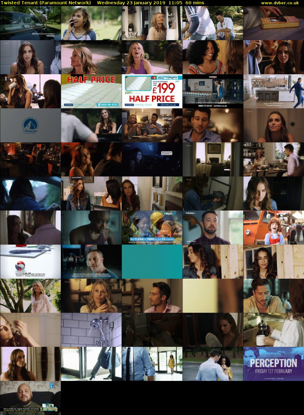 Twisted Tenant (Paramount Network) Wednesday 23 January 2019 11:05 - 12:05