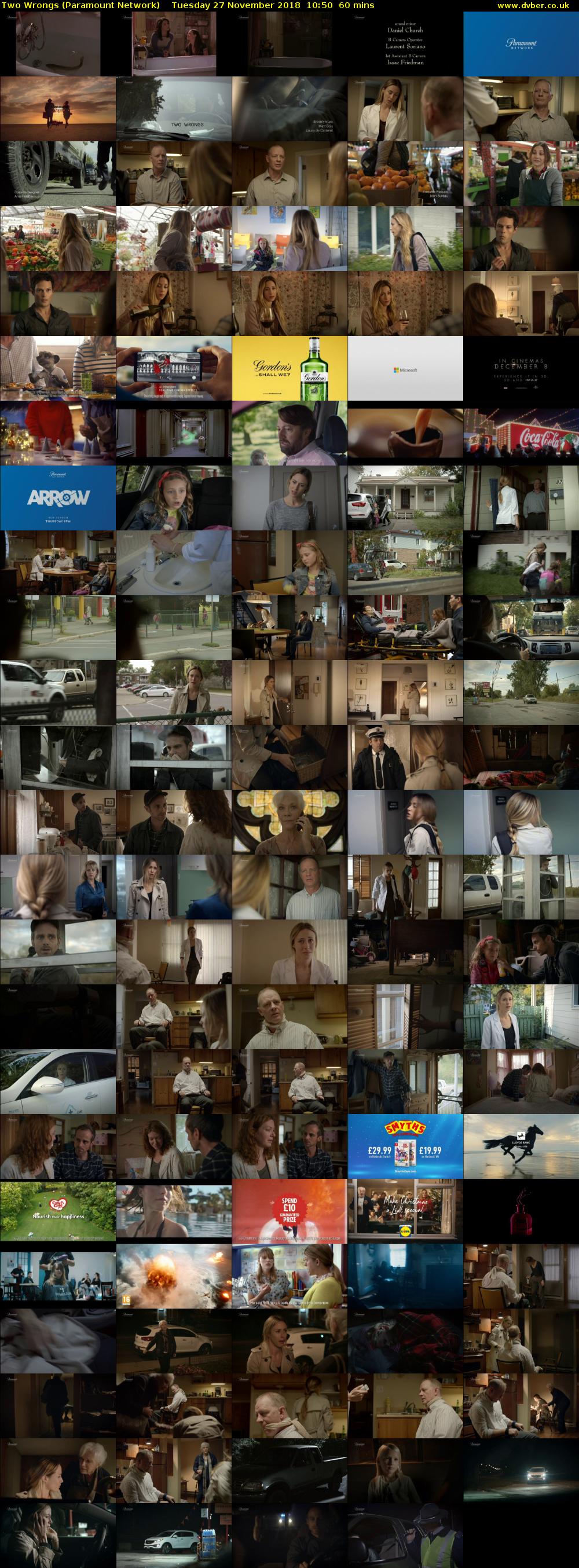 Two Wrongs (Paramount Network) Tuesday 27 November 2018 10:50 - 11:50