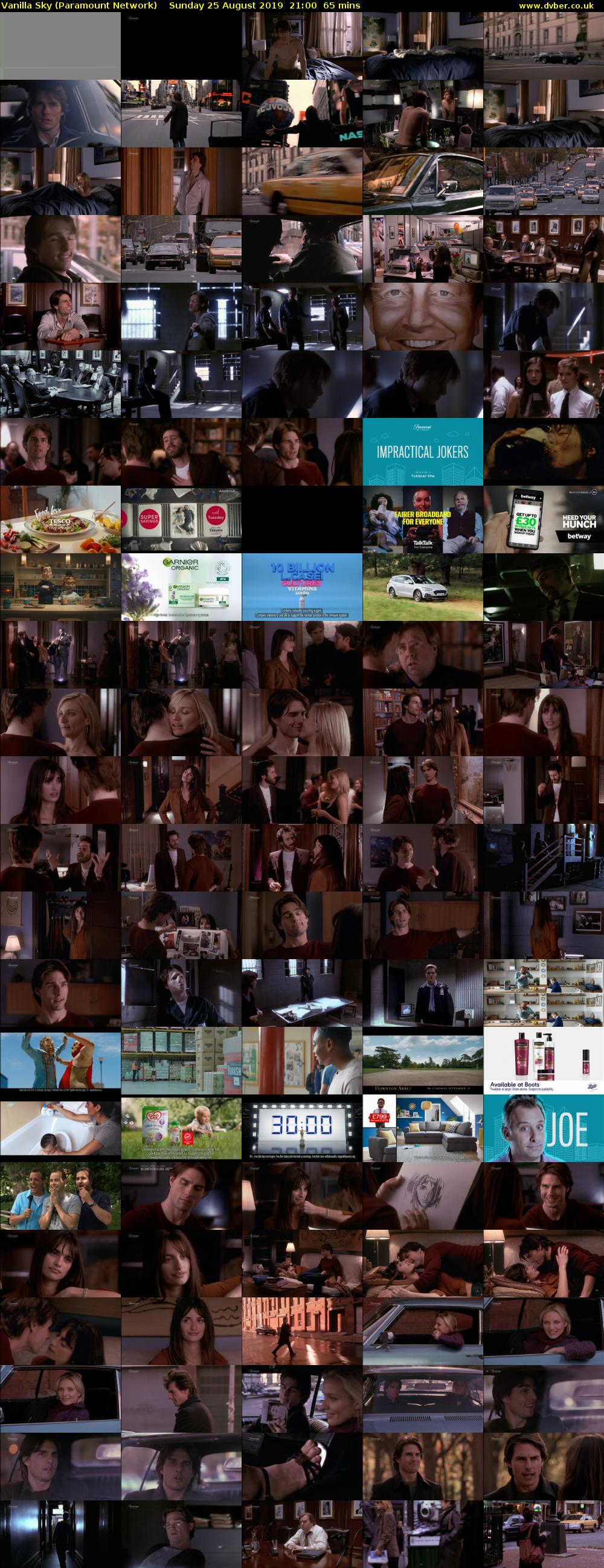 Vanilla Sky (Paramount Network) Sunday 25 August 2019 21:00 - 22:05