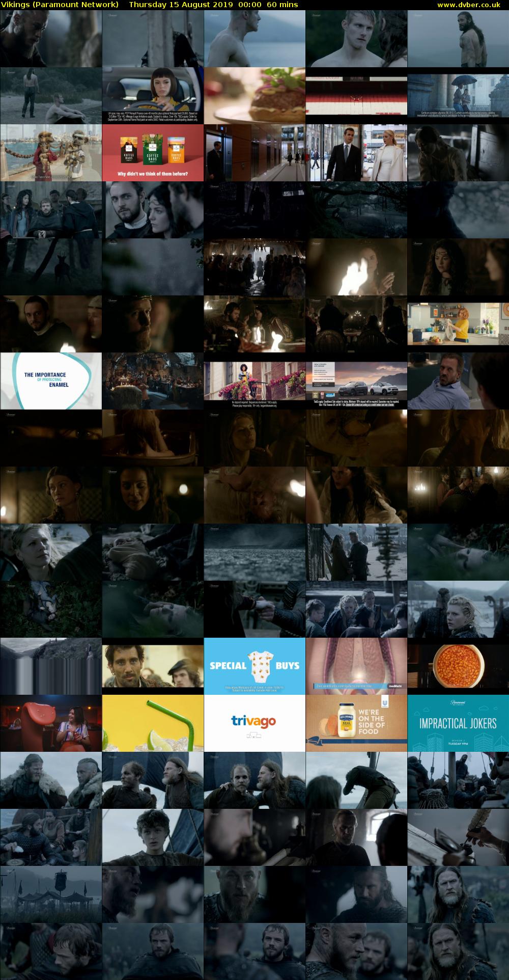 Vikings (Paramount Network) Thursday 15 August 2019 00:00 - 01:00