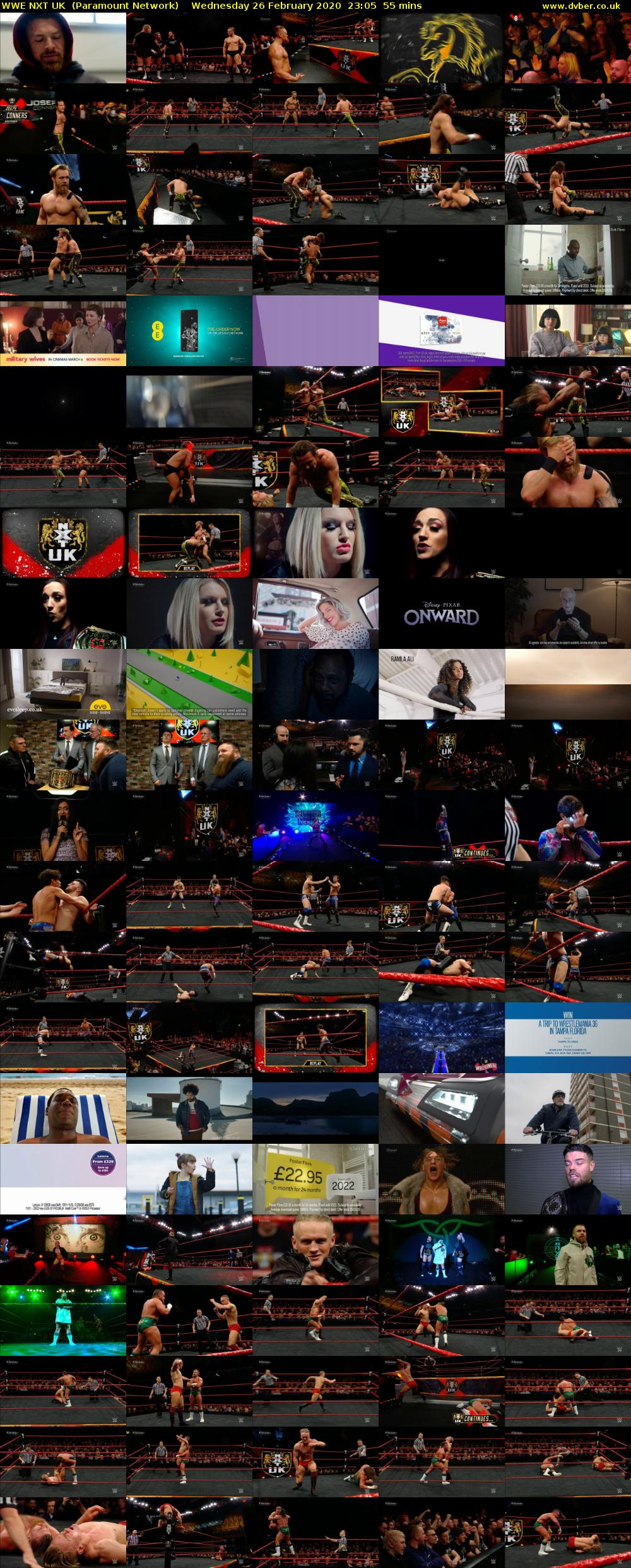 WWE NXT UK  (Paramount Network) Wednesday 26 February 2020 23:05 - 00:00