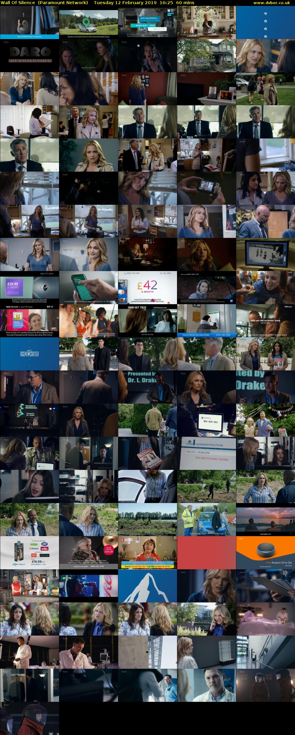 Wall Of Silence  (Paramount Network) Tuesday 12 February 2019 16:25 - 17:25