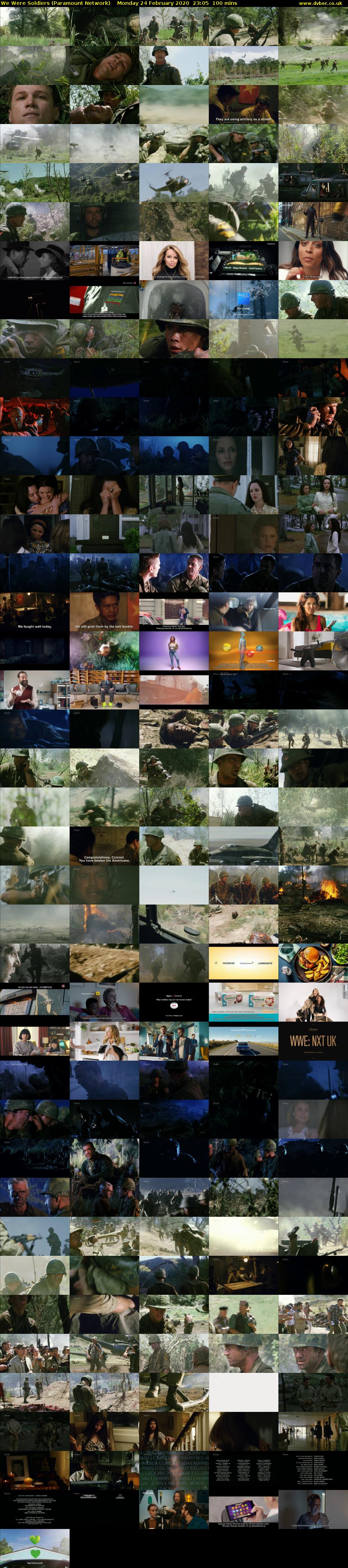 We Were Soldiers (Paramount Network) Monday 24 February 2020 23:05 - 00:45