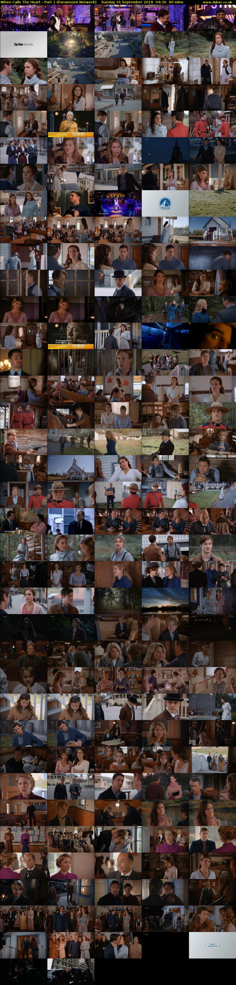 When Calls The Heart - Part 1 (Paramount Network) Sunday 16 September 2018 04:30 - 06:00