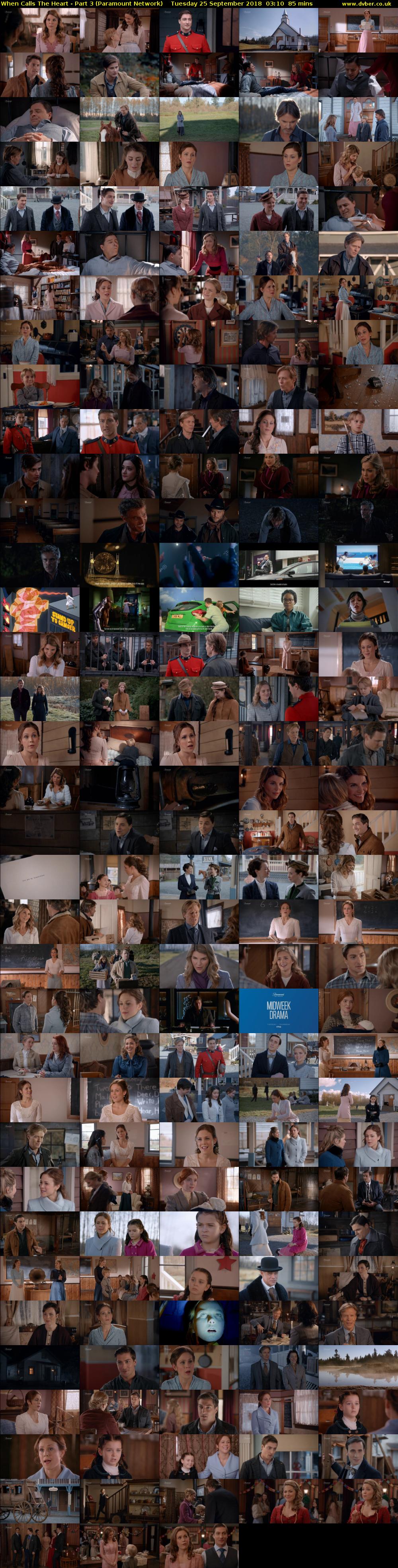When Calls The Heart - Part 3 (Paramount Network) Tuesday 25 September 2018 03:10 - 04:35