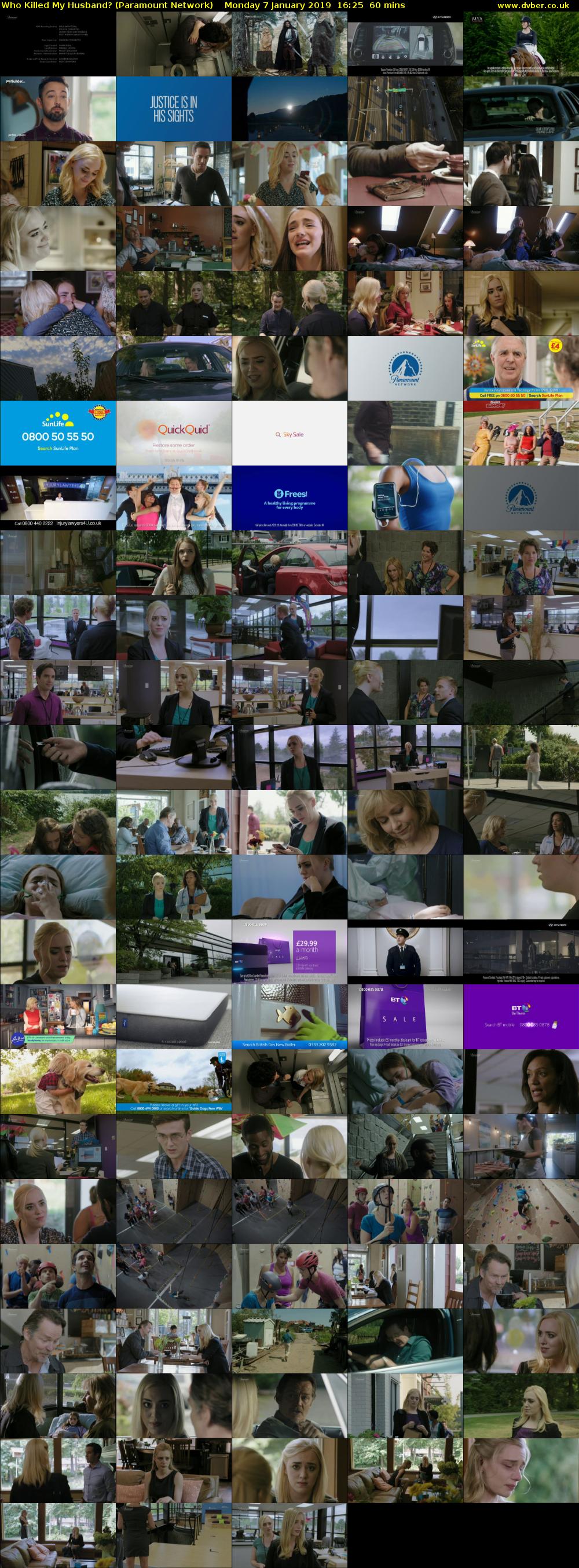 Who Killed My Husband? (Paramount Network) Monday 7 January 2019 16:25 - 17:25