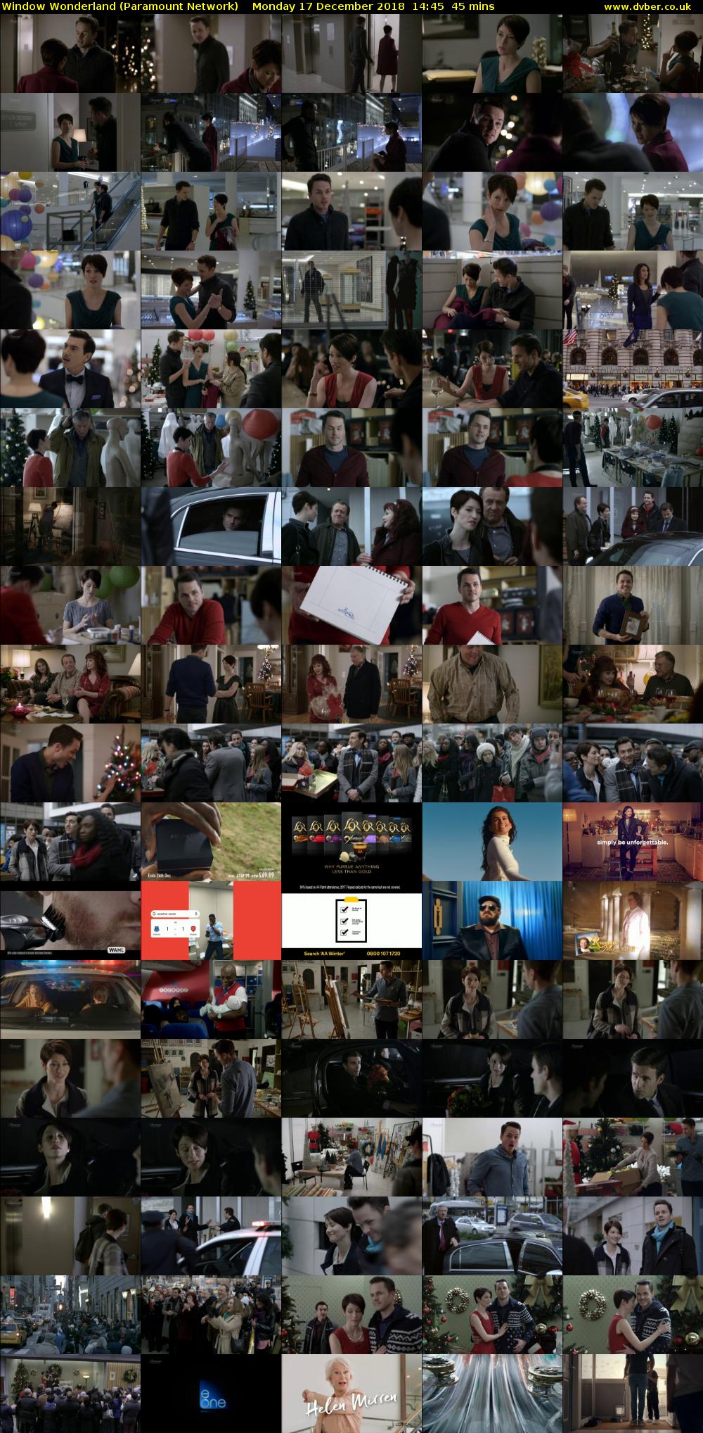 Window Wonderland (Paramount Network) Monday 17 December 2018 14:45 - 15:30