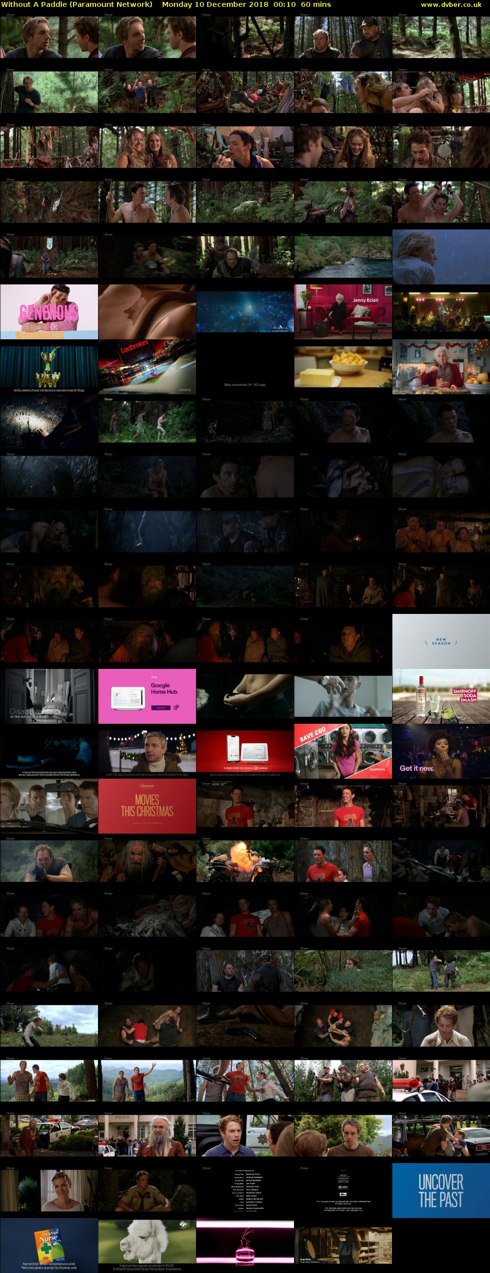 Without A Paddle (Paramount Network) Monday 10 December 2018 00:10 - 01:10