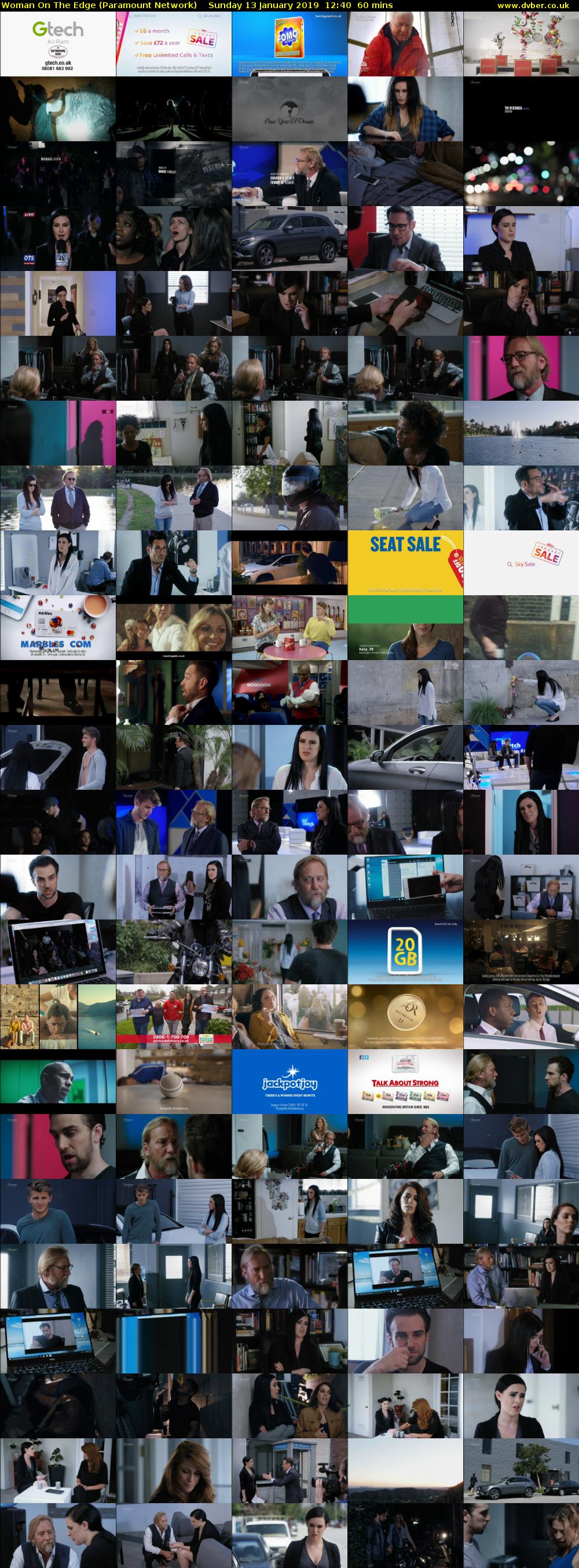 Woman On The Edge (Paramount Network) Sunday 13 January 2019 12:40 - 13:40