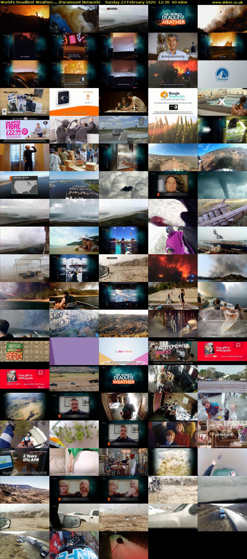 World's Deadliest Weather:... (Paramount Network) Sunday 23 February 2020 12:30 - 13:30