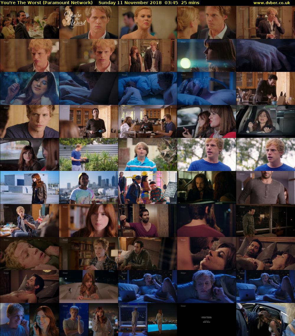 You're The Worst (Paramount Network) Sunday 11 November 2018 03:45 - 04:10