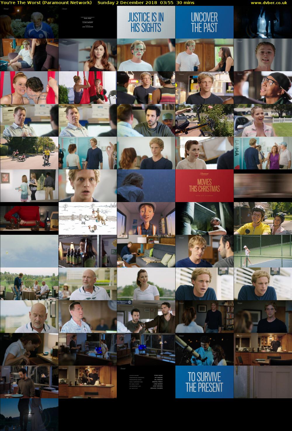 You're The Worst (Paramount Network) Sunday 2 December 2018 03:55 - 04:25