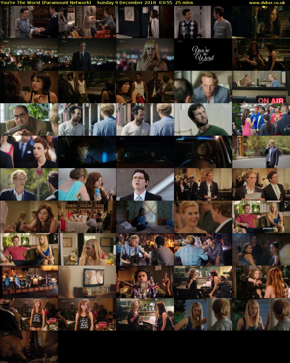 You're The Worst (Paramount Network) Sunday 9 December 2018 03:55 - 04:20